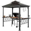 Outdoor Cooking Canopy – 6 Hooks, Double Vent
