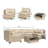 7-Piece Outdoor Sofa Set