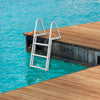VEVOR 3-Step Aluminum Dock Ladder – 350 lbs Load, Wide Nonslip Steps for Boats & Pools